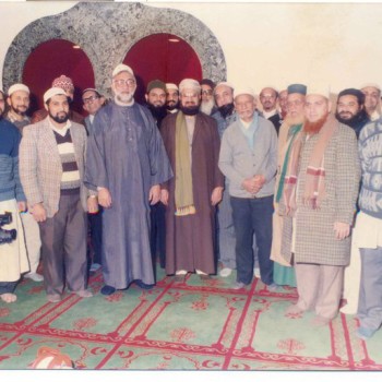 With Shaiekh Nazeem and Devotees in Cape Town, South Africa