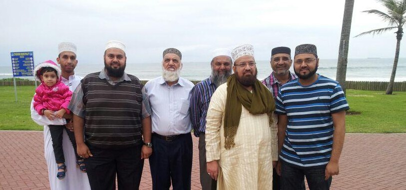 With Mansoor Family at Beach Front, Durban, South Africa
